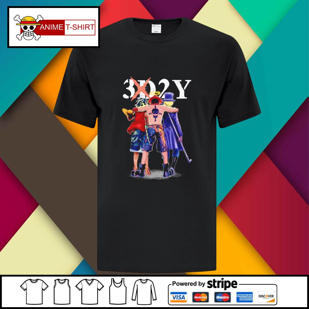 One Piece 3d2y Luffy Ace and Sabo shirt