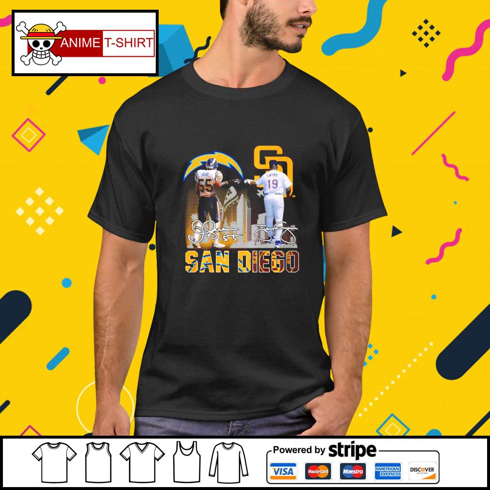 San Diego Junior Seau vs Tony Gwynn Skyline 2023 Signatures shirt, hoodie,  longsleeve, sweatshirt, v-neck tee