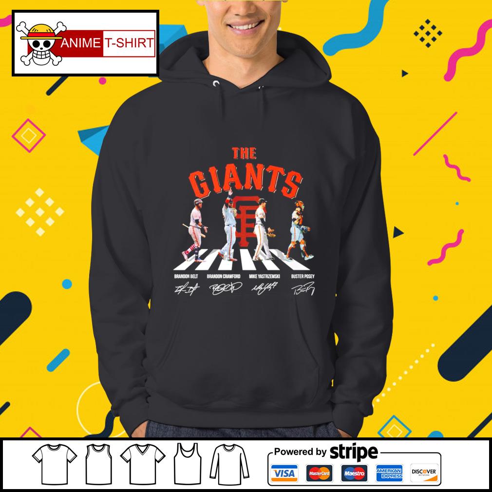 San Francisco Giants abbey road signatures T-shirt, hoodie