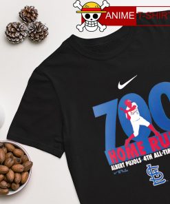 Albert Pujols St. Louis Cardinals Nike 700th Home Run shirt
