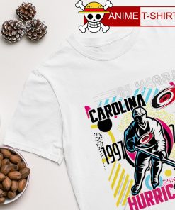 Burnzie wearing 25 years Carolina 1997 2022 Hurricanes shirt