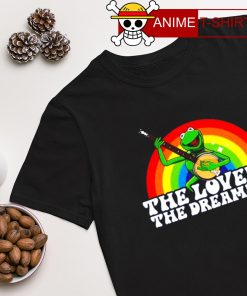 Kermit the lovers and me the dreamers rainbow shirt