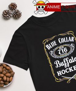 Blue Collar Buffalo Hockey old 716 brand shirt