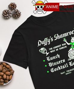 Duffy's shamrock bar shirt
