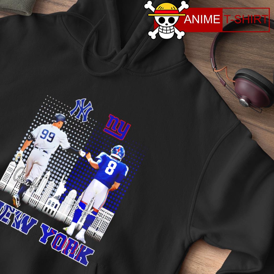 Aaron Judge and Daniel Jones New York City signatures shirt, hoodie,  sweater, long sleeve and tank top