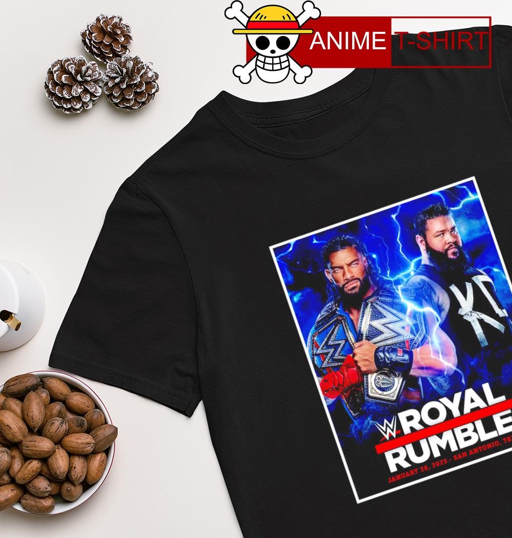 Royal Rumble 2023 Roman Reigns vs. Kevin Owens shirt