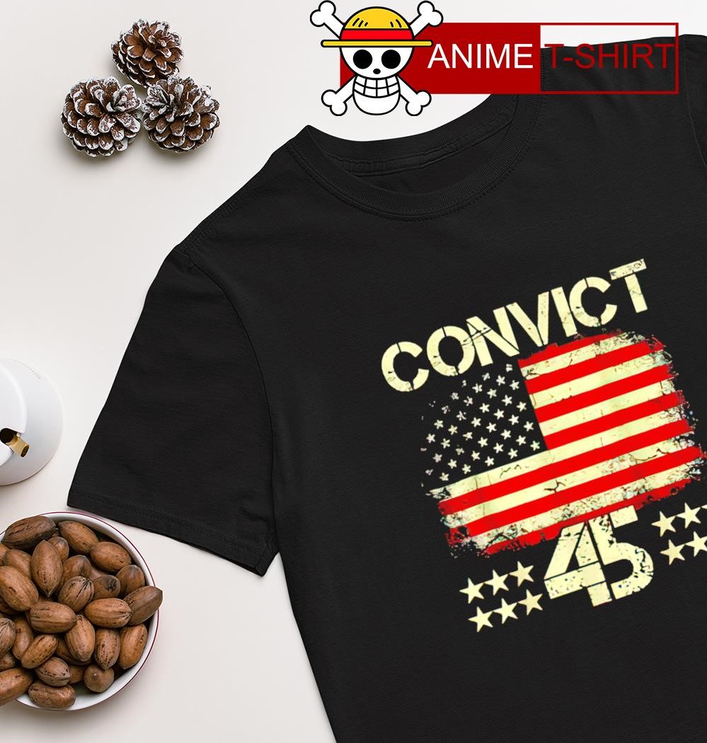 Convict 45 USA flag shirt