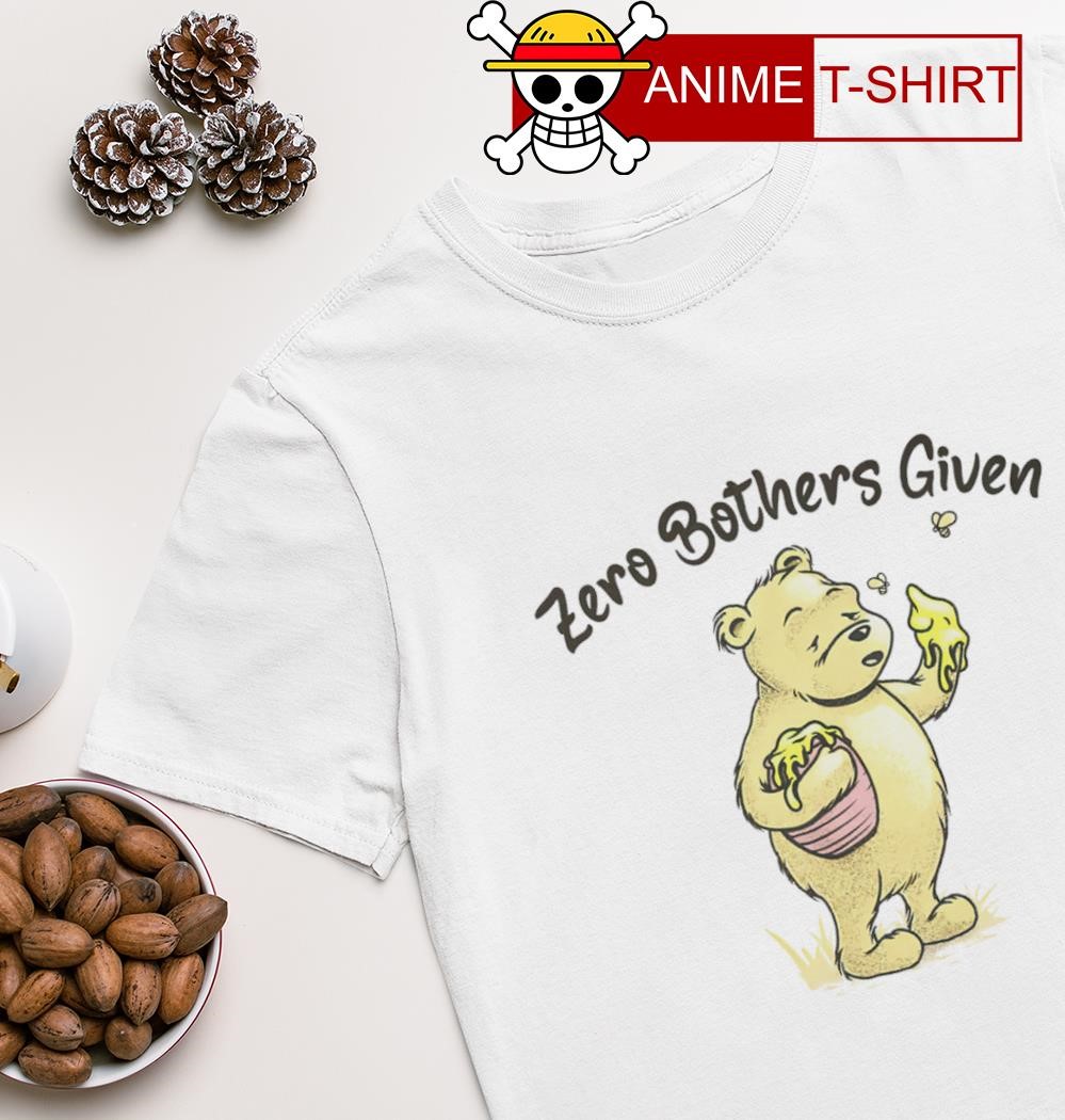 Pooh Zero bothers given T-shirt