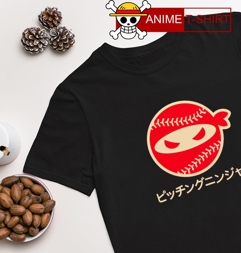 Pitching Ninja Japan Nippon Japan baseball shirt