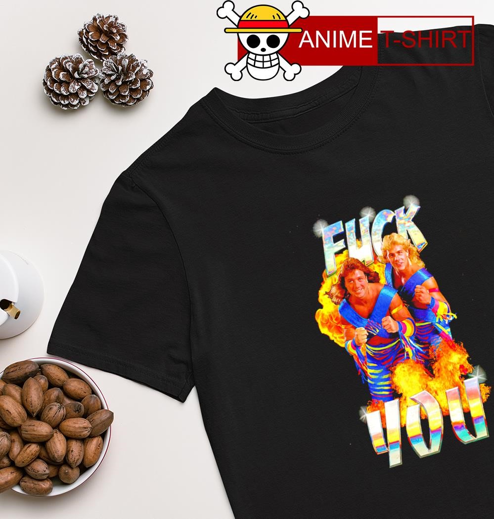 Marty Jannetty and Shawn Michaels fuck you shirt