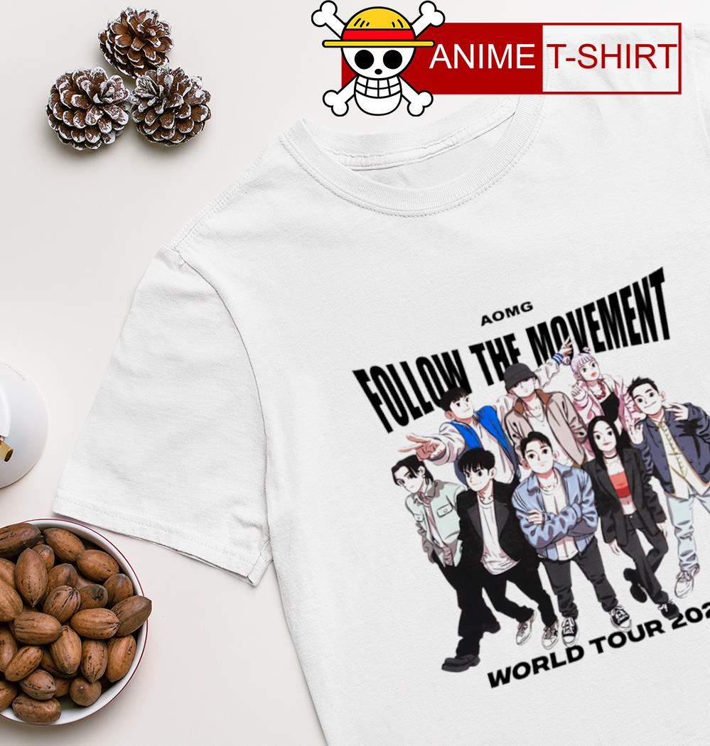 Aomg Follow The Movement World Tour 2023 shirt