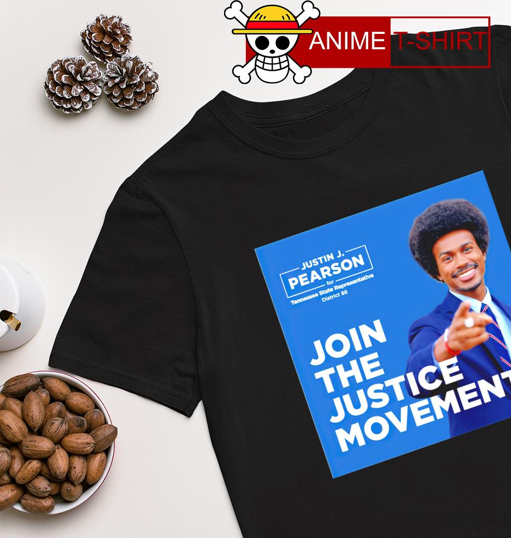 Justin J. Pearson join the justice movement shirt