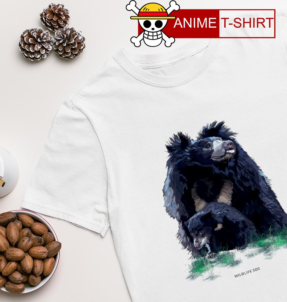 Sloth Bear wildlife sos shirt