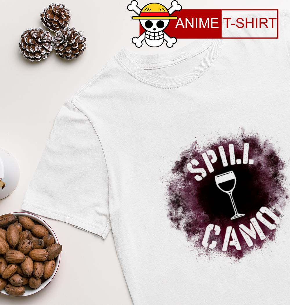 Spill Camo wine shirt