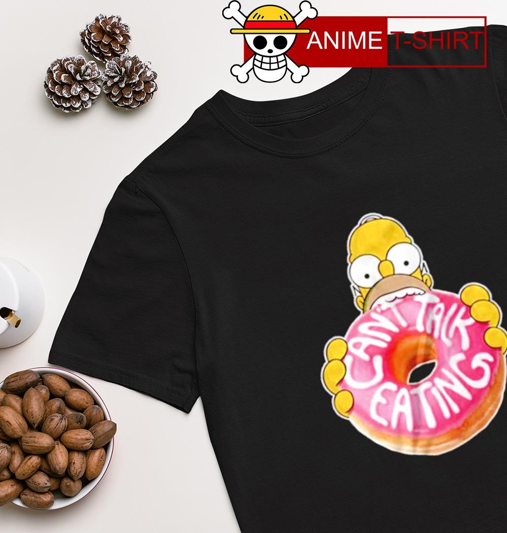 The simpsons homer can’t talk eating shirt
