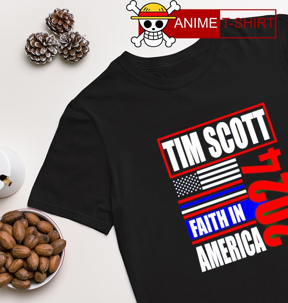 Tim Scott for President 2024 Faith in American shirt