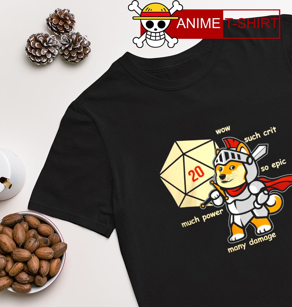 DOGE Dungeons and Dragons shirt