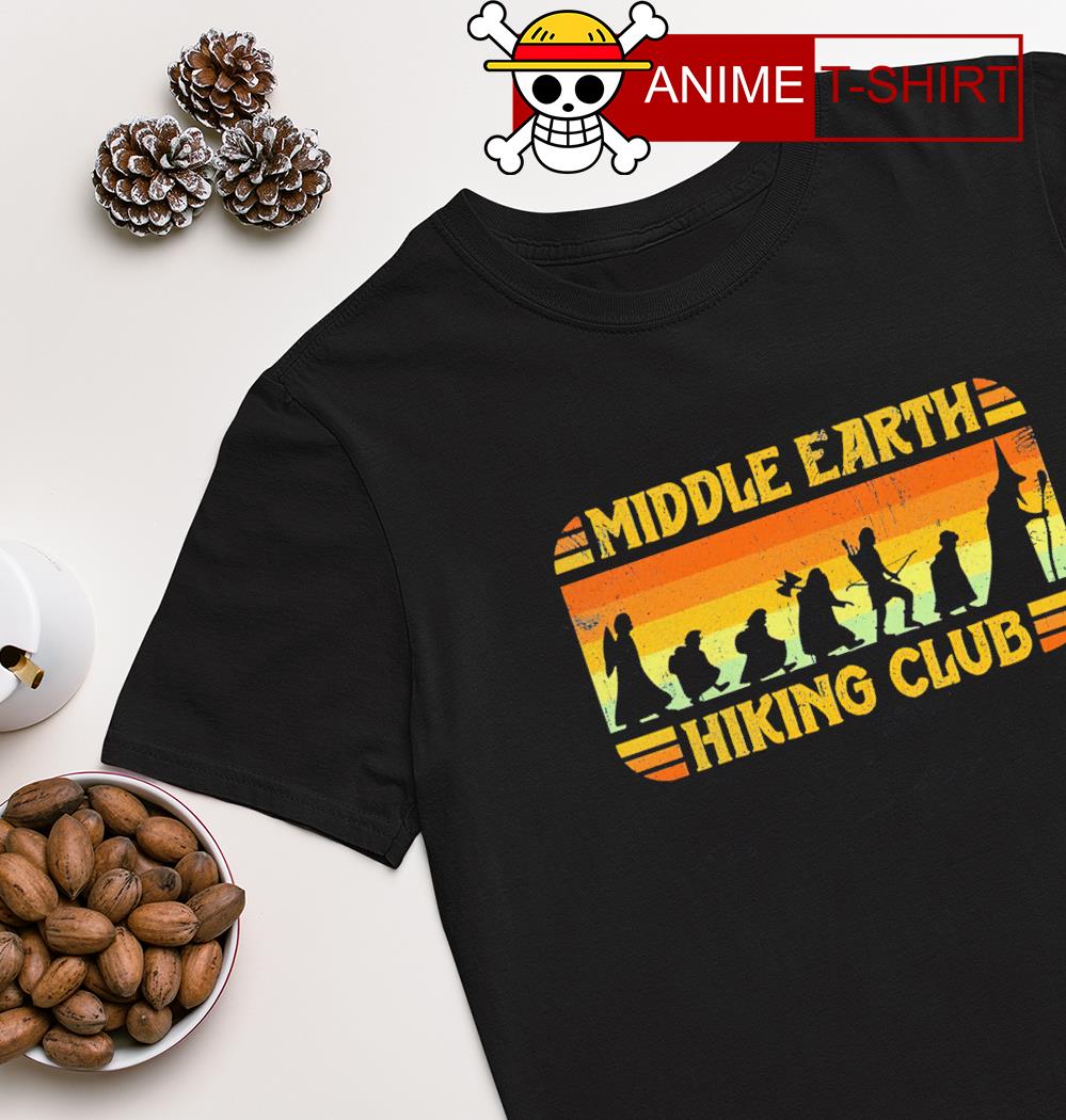 Middle earth hiking club shirt