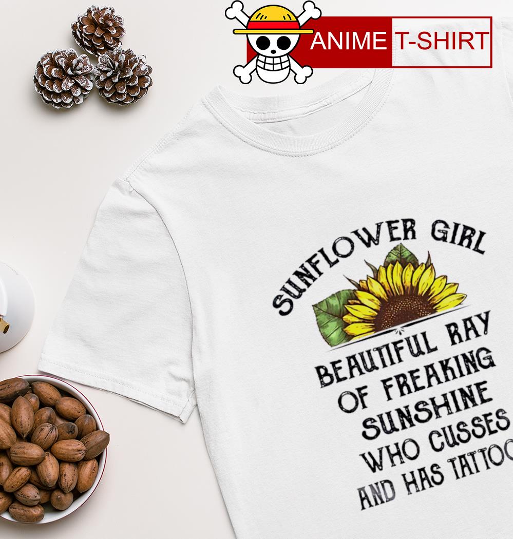 Sunflower girl beautiful ray of preaking sunshine T-shirt