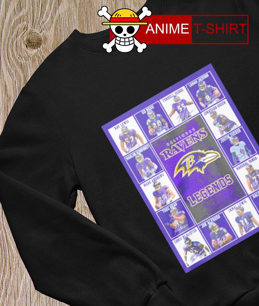 Baltimore Ravens Legends Signatures Shirt, hoodie, sweater, long sleeve and  tank top