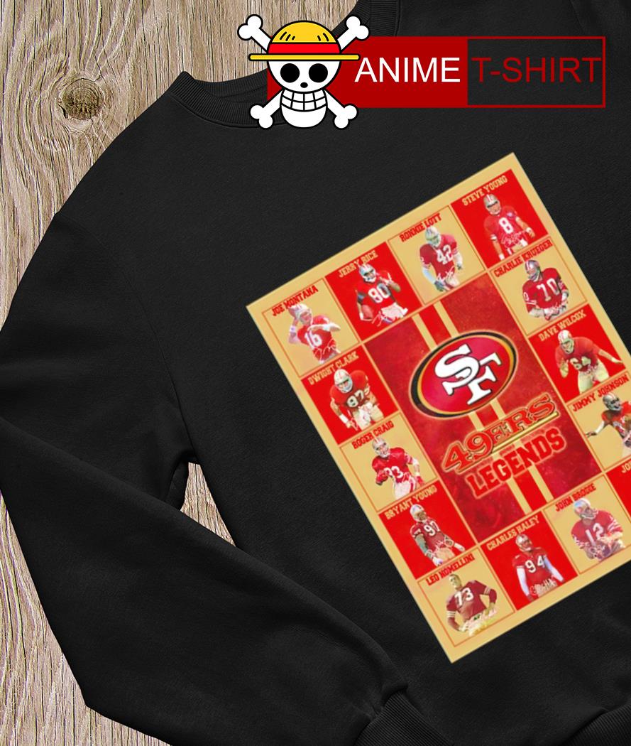 San Francisco 49ers Legends Unisex T-Shirt, hoodie, sweater, long