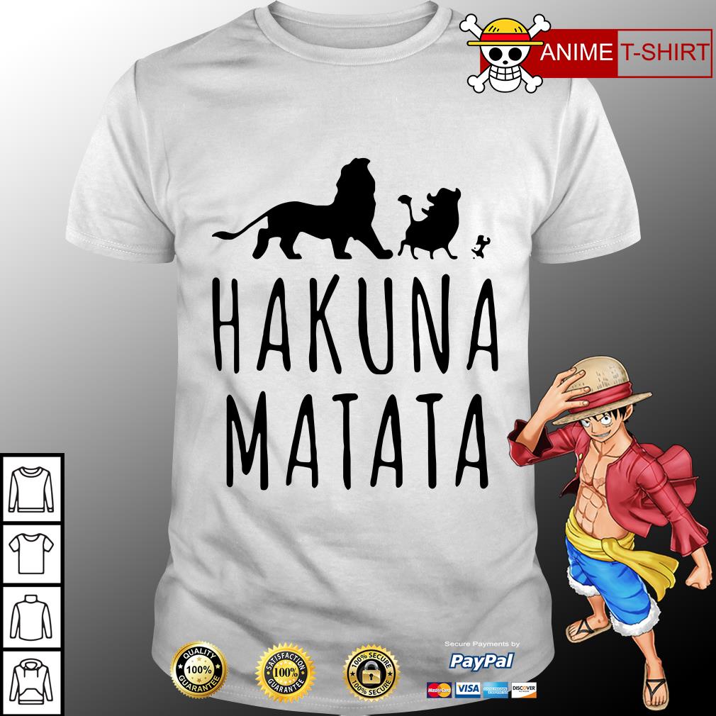 hakuna matata shirt, hoodie, sweater, ladies tee and v-neck t-shirt