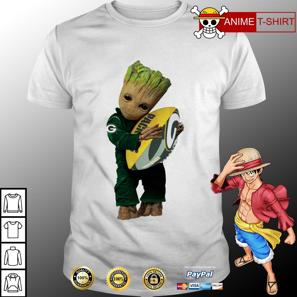 Baby Groot Green Bay Packers Shirt