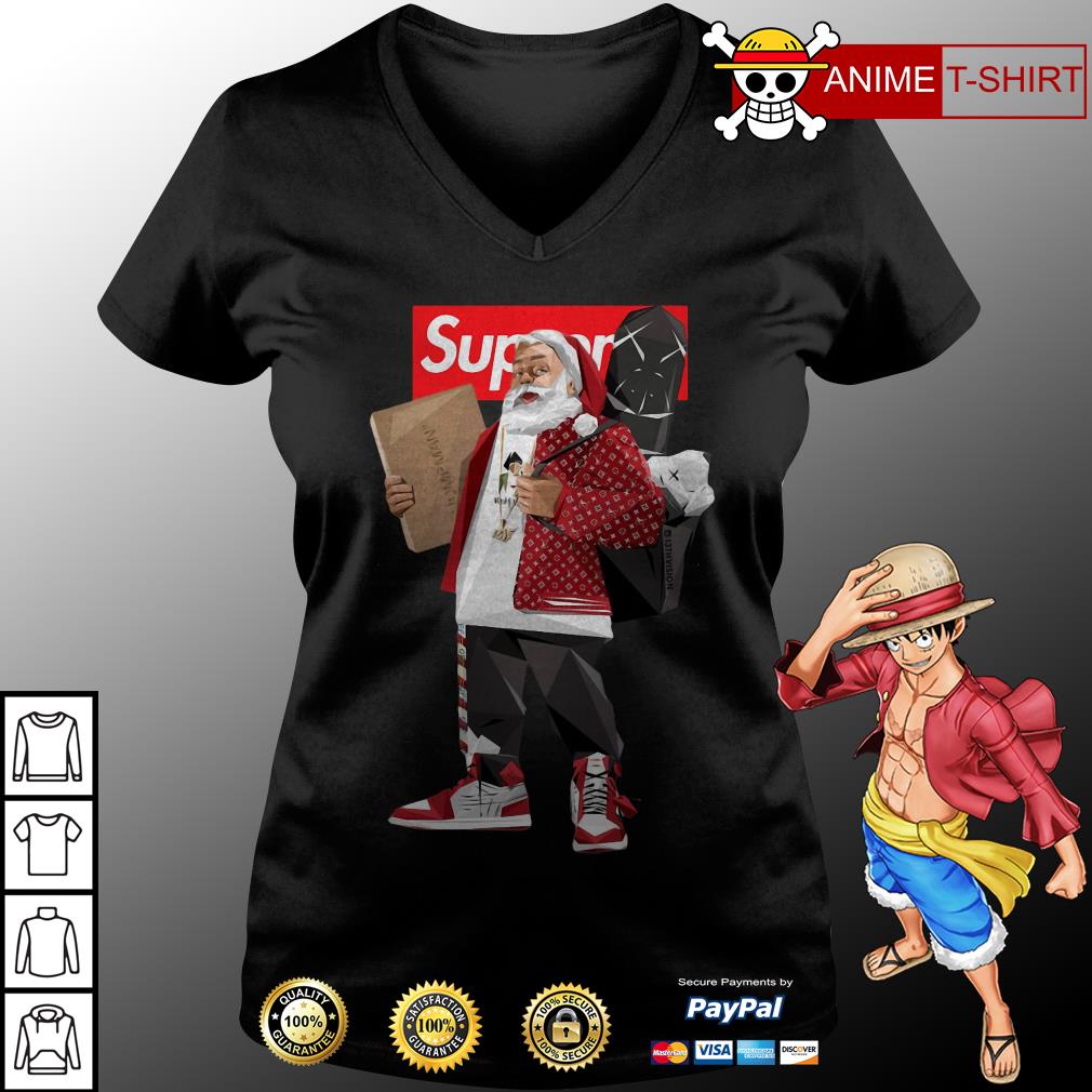 supreme santa shirt