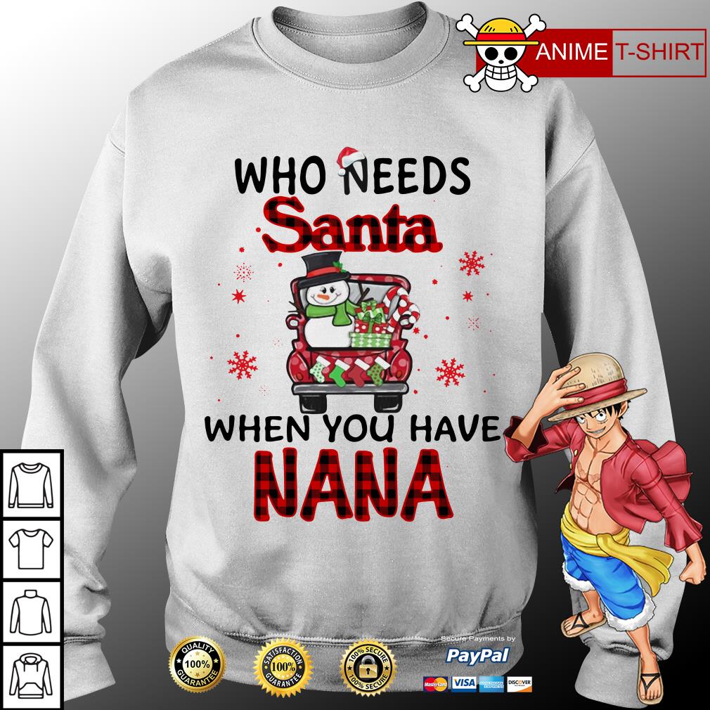 nana snowman shirt