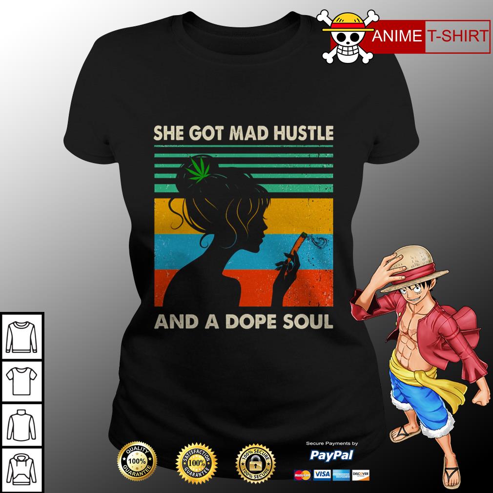 she got mad hustle and a dope soul shirt