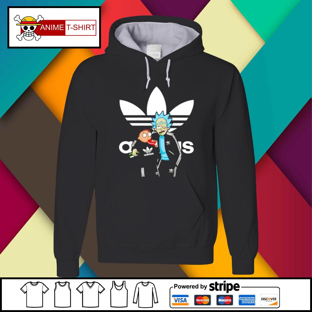 rick and morty adidas hoodie