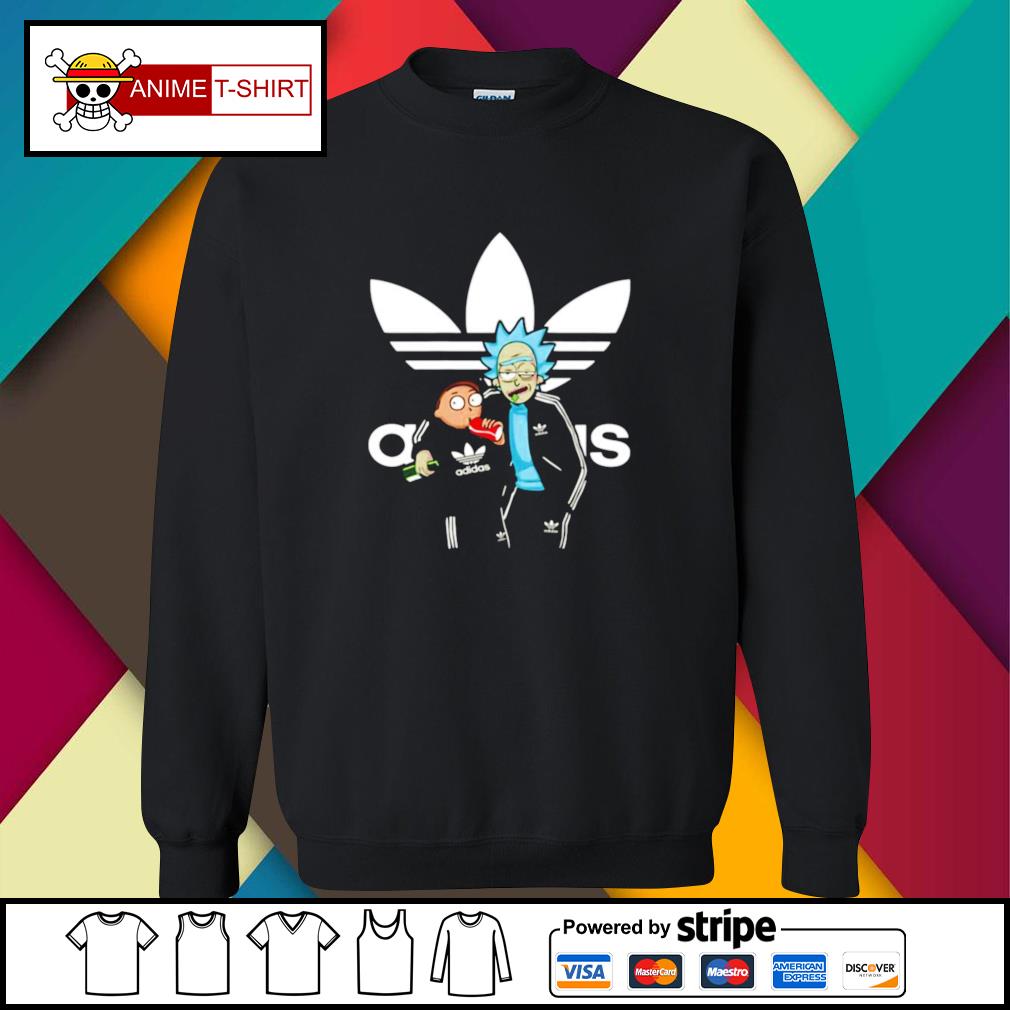 rick and morty adidas sweater